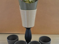 Decoratie op leien steen - afbeelding 1 van  4