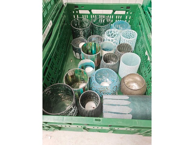 Decoratie: partij kaarshouders (16x) - afbeelding 4 van  4