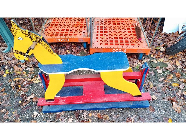 Decoratie schommelpaard - afbeelding 1 van  2