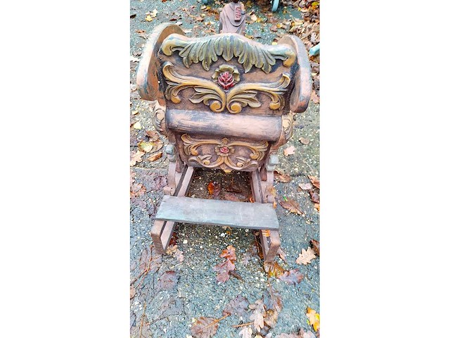 Decoratie sier slede - afbeelding 1 van  3