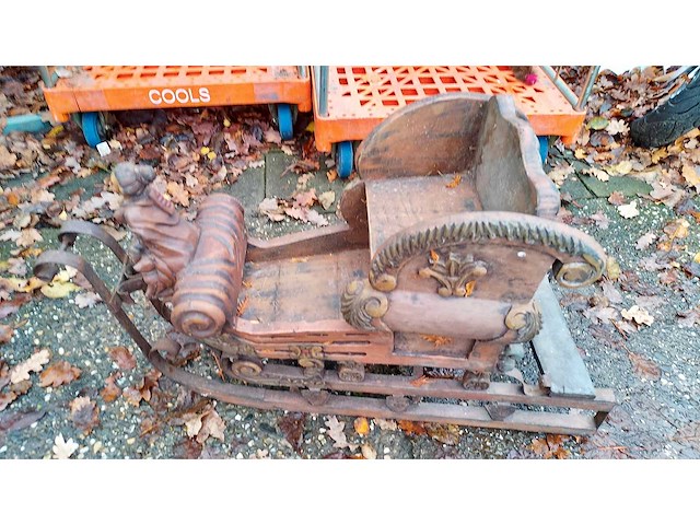 Decoratie sier slede - afbeelding 3 van  3