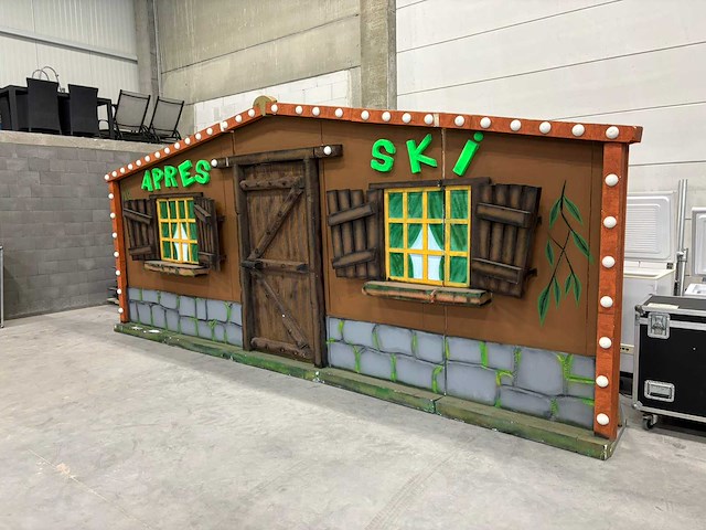 Decoratie skihut frontpaneel - afbeelding 1 van  5