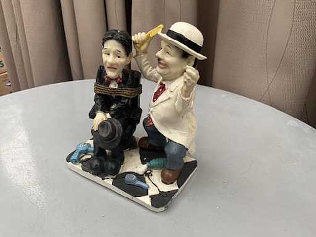 Decoratief beeld laurel & hardy - afbeelding 1 van  1