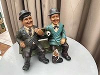 Decoratief beeld laurel & hardy