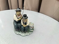 Decoratief beeld laurel & hardy