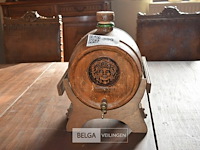 Decoratief houten vat - afbeelding 1 van  5