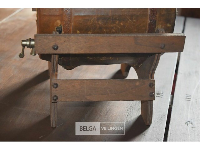 Decoratief houten vat - afbeelding 4 van  5