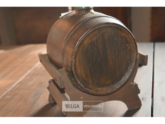 Decoratief houten vat - afbeelding 5 van  5