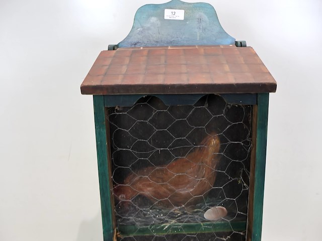 Decoratief kastje kippen - afbeelding 3 van  8