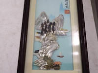 Decoratief paneel met inlegwerk (x2) - afbeelding 2 van  4