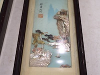 Decoratief paneel met inlegwerk (x2) - afbeelding 3 van  4