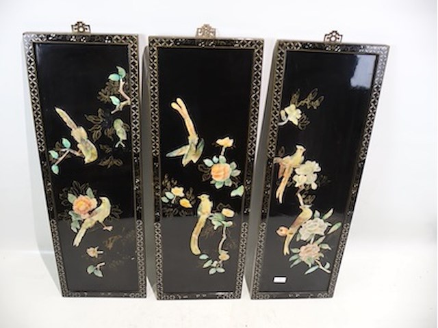 Decoratief paneel met inlegwerk (x3) - afbeelding 2 van  7