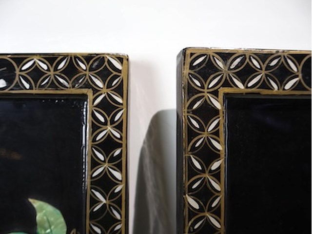 Decoratief paneel met inlegwerk (x3) - afbeelding 4 van  7