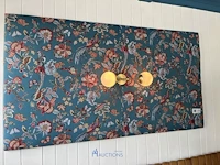 Decoratief wandpaneel met wandlampen - afbeelding 2 van  6