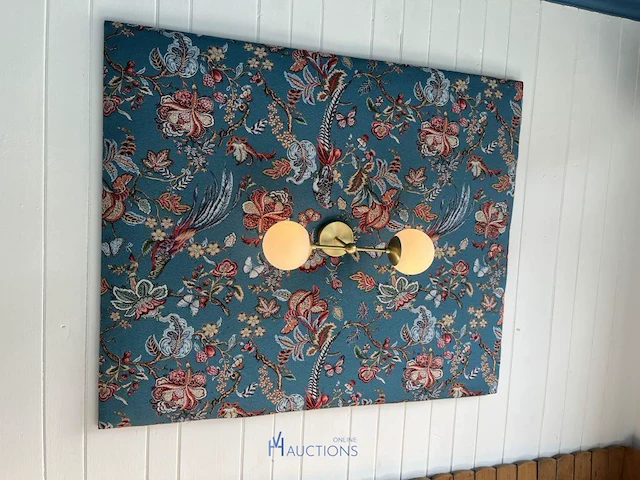 Decoratief wandpaneel met wandlampen - afbeelding 5 van  6
