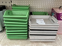 Decoratiemateriaal houten schaaltjes (45x) - afbeelding 1 van  1