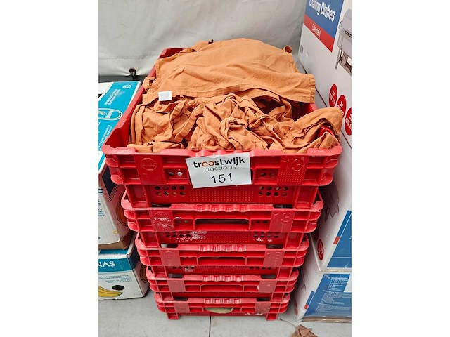 Decoratiemateriaal: linnen servetten (500x) - afbeelding 1 van  5