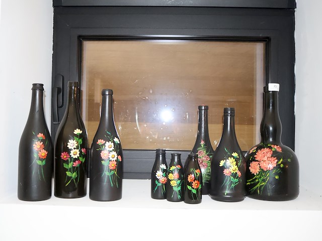 Decoratieve flessen (x6) - afbeelding 1 van  4