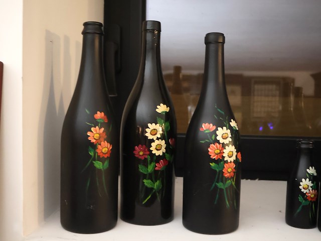 Decoratieve flessen (x6) - afbeelding 2 van  4