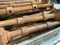 Decoratieve gietijzeren palen (14x) - afbeelding 4 van  5