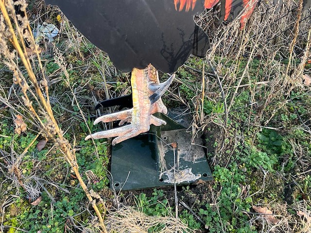 Decoratieve haan - afbeelding 3 van  3