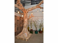 Decoratieve houten boom