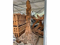 Decoratieve houten boom - afbeelding 3 van  9