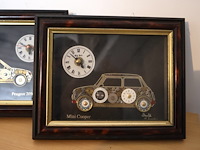 Decoratieve kader met klok (x4) - afbeelding 2 van  5