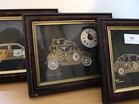 Decoratieve kader met klok (x4) - afbeelding 4 van  5