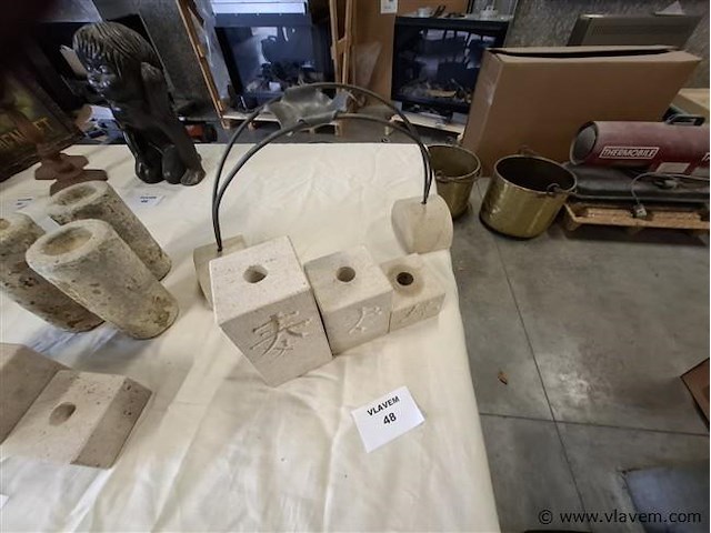 Decoratieve kandelaar - afbeelding 1 van  3