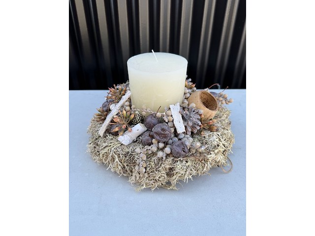 Decoratieve kerstkrans - afbeelding 1 van  1