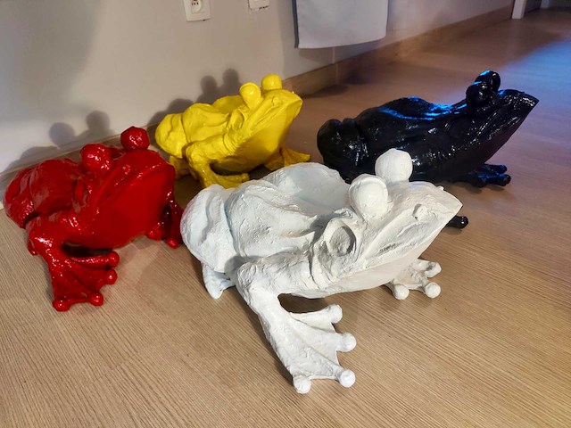 Decoratieve kikkers (4x) - afbeelding 2 van  4