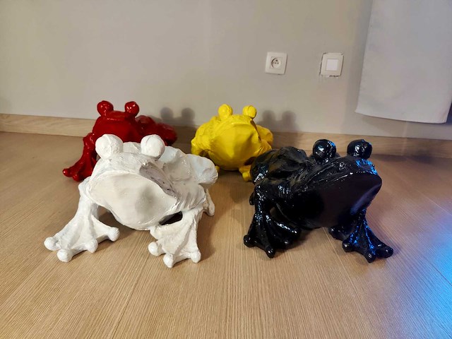 Decoratieve kikkers (4x) - afbeelding 3 van  4