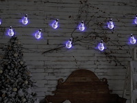 Decoratieve lichtketting - 10 lampen met 50 leds. - afbeelding 1 van  3