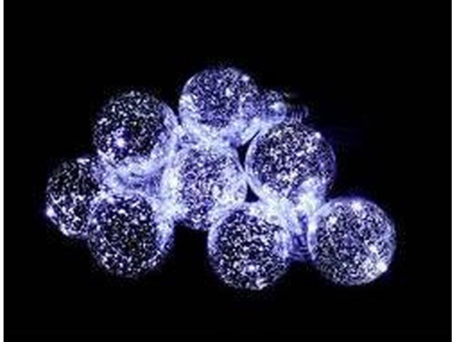 Decoratieve lichtketting - 10 lampen met 50 leds. - afbeelding 2 van  3