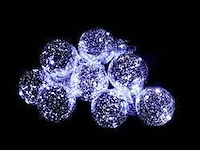 Decoratieve lichtketting - 10 lampen met 50 leds. - afbeelding 2 van  3