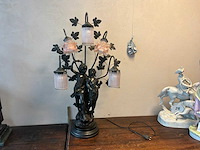 Decoratieve metalen lamp - afbeelding 1 van  5