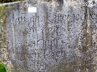 Decoratieve natuursteen met spreuk - afbeelding 2 van  2