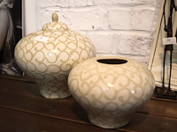 Decoratieve pot (x2) - afbeelding 1 van  4