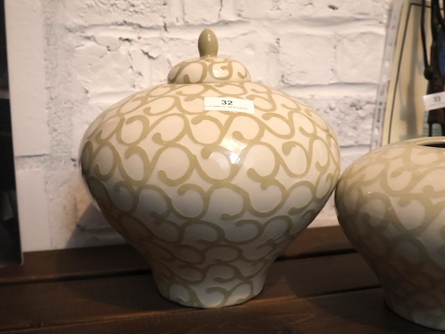 Decoratieve pot (x2) - afbeelding 3 van  4