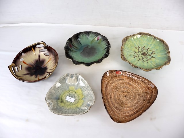 Decoratieve schalen (x5) - afbeelding 1 van  12