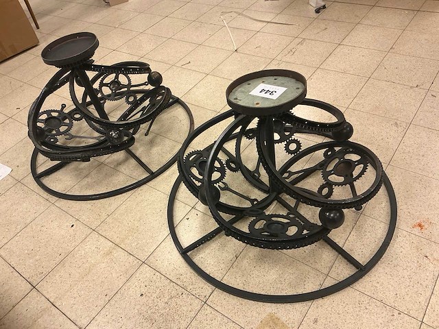 Decoratieve staanders (2x) - afbeelding 3 van  3