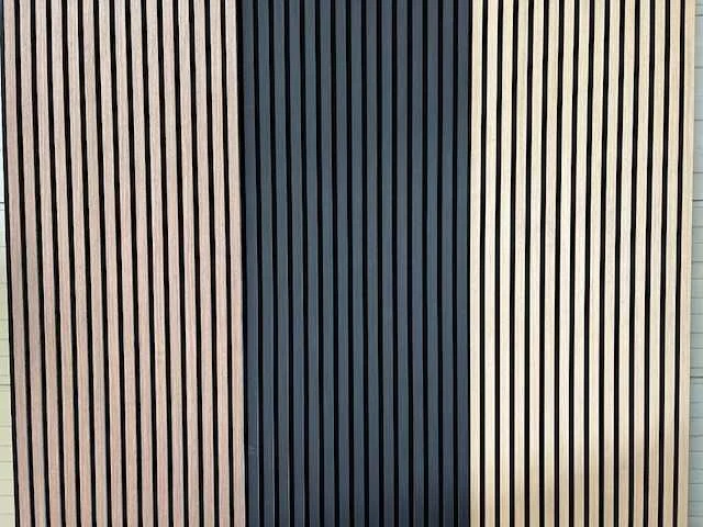 Decoratieve strip (12x) akoestisch wandpaneel zwart 2720x620x50mm - afbeelding 2 van  17