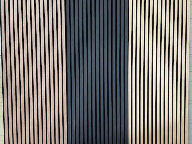 Decoratieve strip (12x) akoestisch wandpaneel zwart 2720x620x50mm - afbeelding 7 van  12