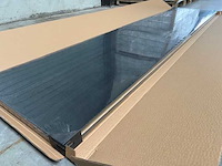 Decoratieve strip (12x) akoestisch wandpaneel zwart 2720x620x50mm - afbeelding 10 van  12