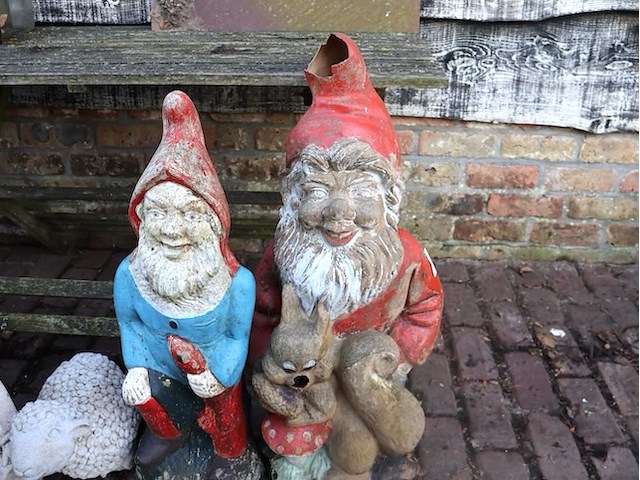 Decoratieve tuinbeelden (x5) - afbeelding 2 van  3