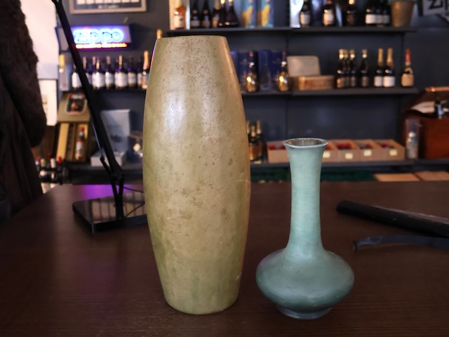 Decoratieve vaas (x2) - afbeelding 2 van  2