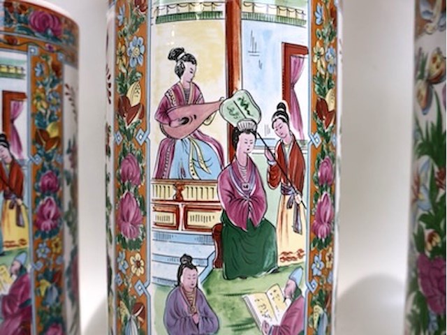 Decoratieve vaas (x3) - afbeelding 3 van  6