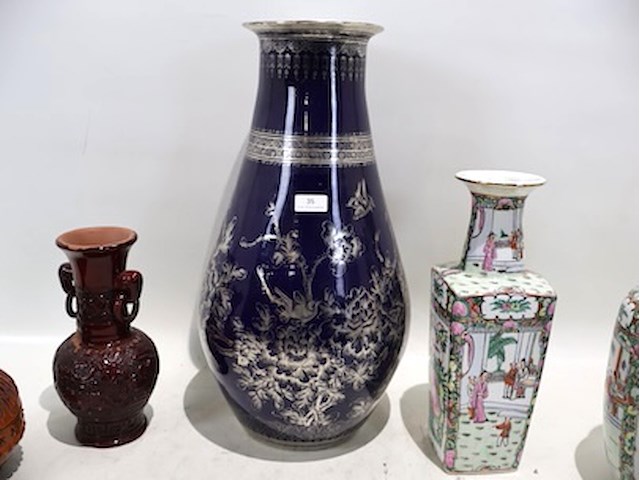 Decoratieve vaas (x5) - afbeelding 2 van  4