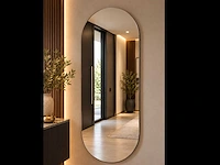 Decoratieve verlichte spiegel – 100 × 60 cm - afbeelding 1 van  3